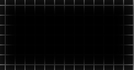 Grid Overlay Fx. Gometric grunge game start and end screen concept background 2d lines bg. Modern empty digital background with black space in centre.  Simple Graph Paper like blueprint shape.