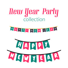 Christmas Sale Social Media Happy New Year Post Holiday Discount And Winter Offer Design Pack