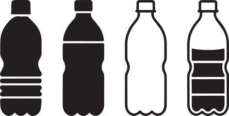 Modern abstract geometric bottle design with vibrant color accents