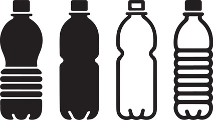 Modern abstract geometric bottle design with vibrant color accents