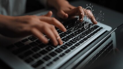 AI innovation with neural network and digital transformation. AI innovation drives automation, powers ideas, AI innovation enhances SEO, and AI innovation enables global connection. Marrow