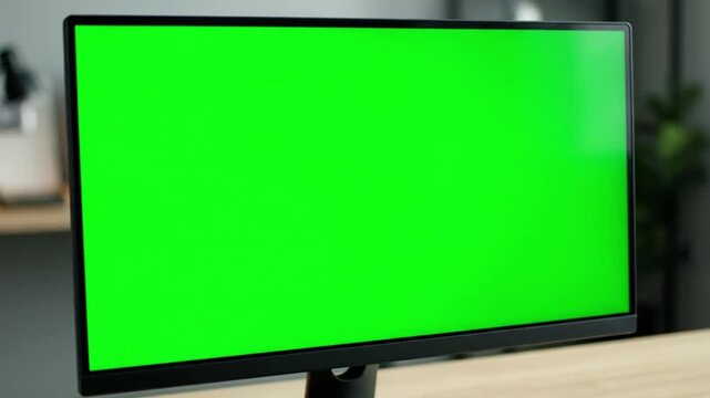 lcd tv screen with green screen, Modern TV green screen