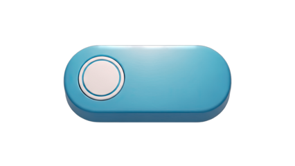 3D Toggle Switch Button - On/Off Concept