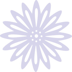 A flower with a white background