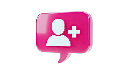 Add Friend Icon - Social Media Concept