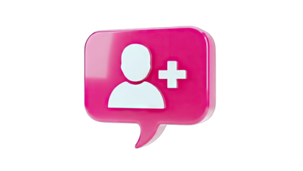 Add Friend Icon - Social Media Concept