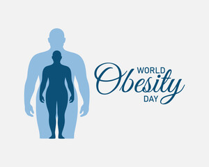 World Obesity Day Background Illustration