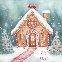 christmas gingerbread house