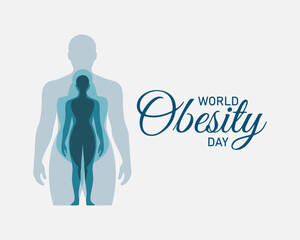 World Obesity Day Background Illustration
