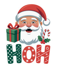Ho ho ho christmas t shirt design