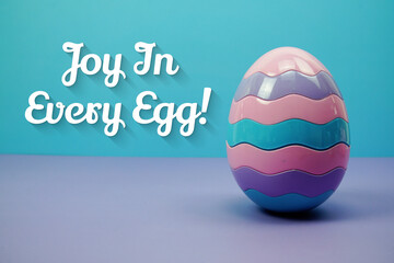 Easter Egg with text 
