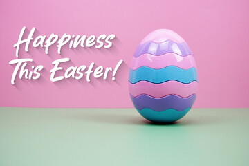 Easter Egg with text 