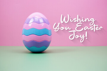 Easter Egg with text 