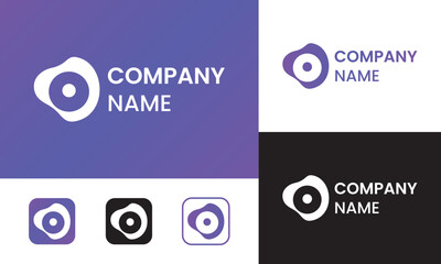 Human technology or human digital, head tech icon symbol, robot tech logo design Set of minimalist justice and pillar logo design 