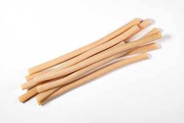 Arishta armenian pasta on white background