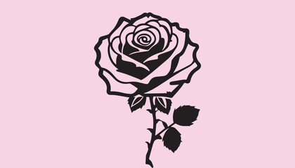 creative rose design using adobe illustrator and vactor ..	