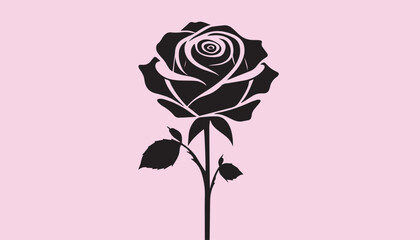 creative rose design using adobe illustrator and vactor ..	