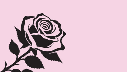 creative rose design using adobe illustrator and vactor ..	