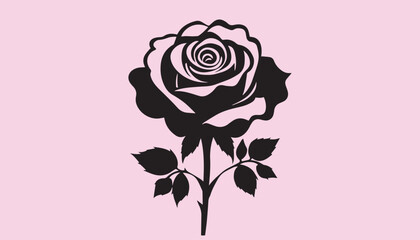 creative rose design using adobe illustrator and vactor ..	