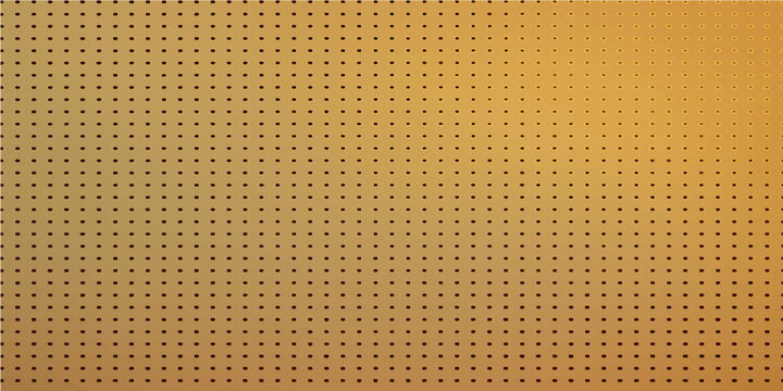 Seamless vintage gold metal texture background with a grunge floral pattern design on a textured vector surface for a metallic wallpaper backdrop