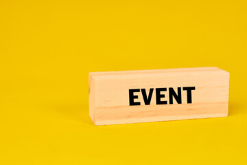 An event concept represented with a single block highlighting activities and organized experiences.
