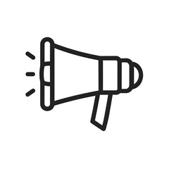Simple megaphone icon