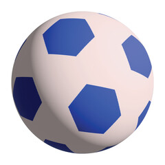 soccer ball isolated on white
