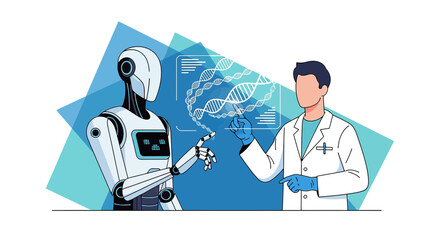 Innovative collaboration: Robot and scientist advance genetic research through advanced interaction