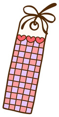 Bookmark tag valentine 