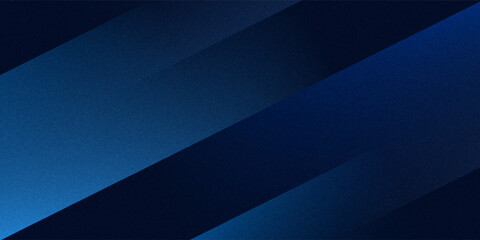 Black dark navy blue silver abstract pattern background. Geometric shape. Line triangle angle fold polygon diamond 3D. Color gradient ombre. Rough grain noise. Light shadow. Matte shimmer. Minimum.