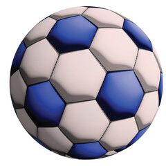soccer ball isolated on white
