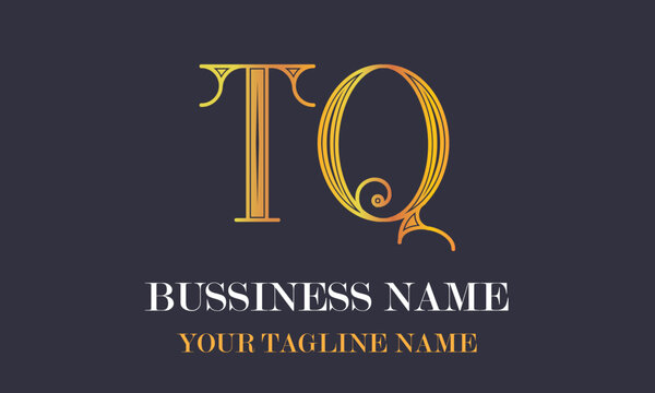 TQ T tq initial logo | initial based abstract modern minimal creative logo, vector template image. luxury logotype logo, real estate homie logo. typography logo. initials logo