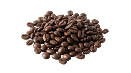 coffee beans on white background