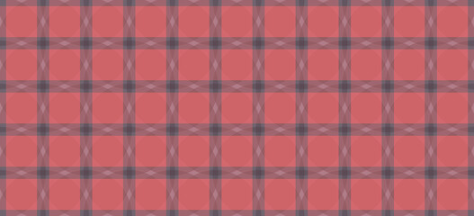 Vintage Plaid Pattern Textile Design