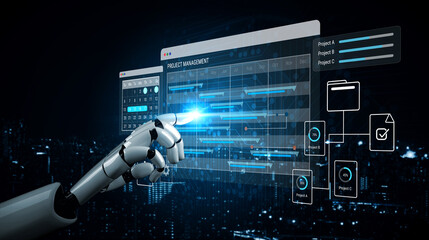 AI assists in designing project management dashboards that automate scheduling, monitor workflow progress, and optimize productivity for better collaboration across teams. Parse