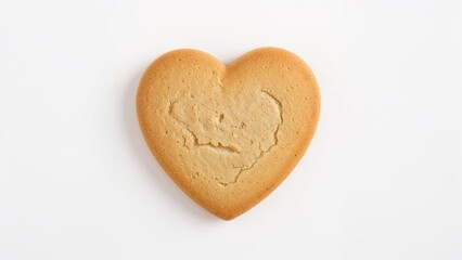 Obraz premium A heart-shaped cookie with a map of South America etched on it.