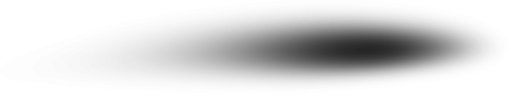 transparent shadow effect. Realistic shadow drop isolated on transparent background. gradient shadow. Design elements isolated. object for Poster, flyer, business card. Flat lay, top view  shadow.