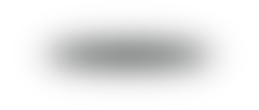 transparent shadow effect. Realistic shadow drop isolated on transparent background. gradient shadow. Design elements isolated. object for Poster, flyer, business card. Flat lay, top view  shadow.