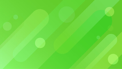 グリーンのグラデーション背景 抽象的な幾何学模様のデザイン
