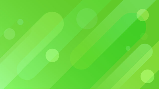 グリーンのグラデーション背景 抽象的な幾何学模様のデザイン