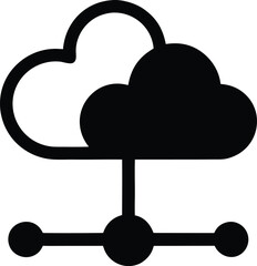 Cloud Silhouette Vector Transparent Background