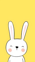 vector illustration of a rabbit