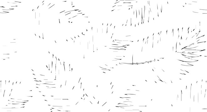 Abstract Black and White Dashes Pattern