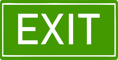 Emergency Exit Icon. exit door sign. Escape and evacuation symbol. Various exit sign isolated white background.Evacuation and relocation of people to safety, Vector illustration !
