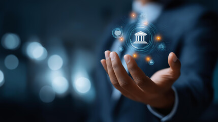 Future of finance with fintech concept image digital innovation showcasing technology financial sector modern banking visualization electronic payment system