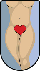 female body logo suitable for bar and discotheque logo