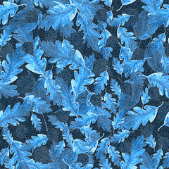 Watercolor pattern. Branch  Watercolor background, drawing with autumn leaves, plants,  branches of linden, aspen. Oak, maple leaf. Whirlwind, autumn wind.  forest autumn pattern.Abstract paint splash