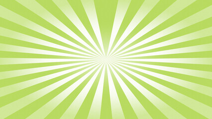 Light Sage Green Sunburst Ray Vintage Comic Background