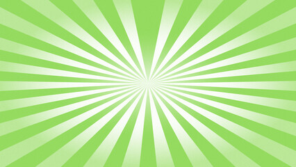 Soft Pastel Green and White Radial Stripe Design Background