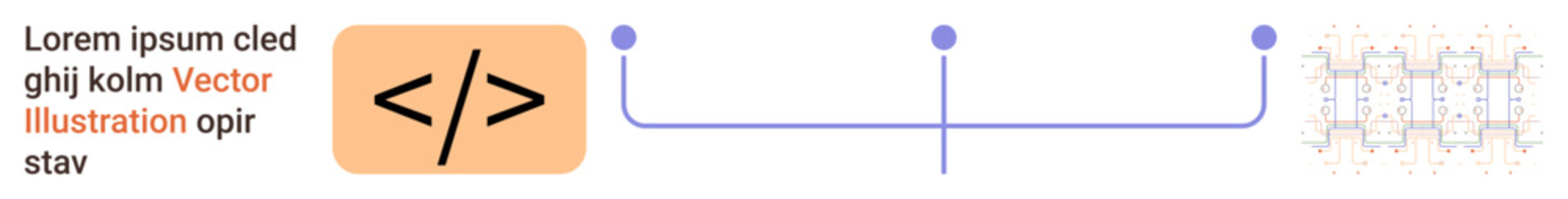 Programming, data management, information flow, coding, network concept, system architecture. Elements include coding symbol, connecting lines and circuit. Programming and data management concept © robu_s